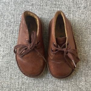 Clarks Originals Brown Leather Shoes